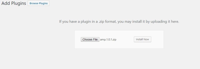 plugin upload area