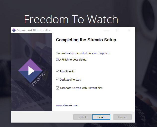 install stremio on windows