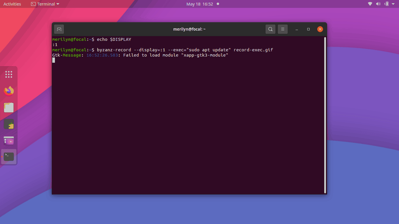Record Your Desktop into Animated GIF via Linux Command FOSTips