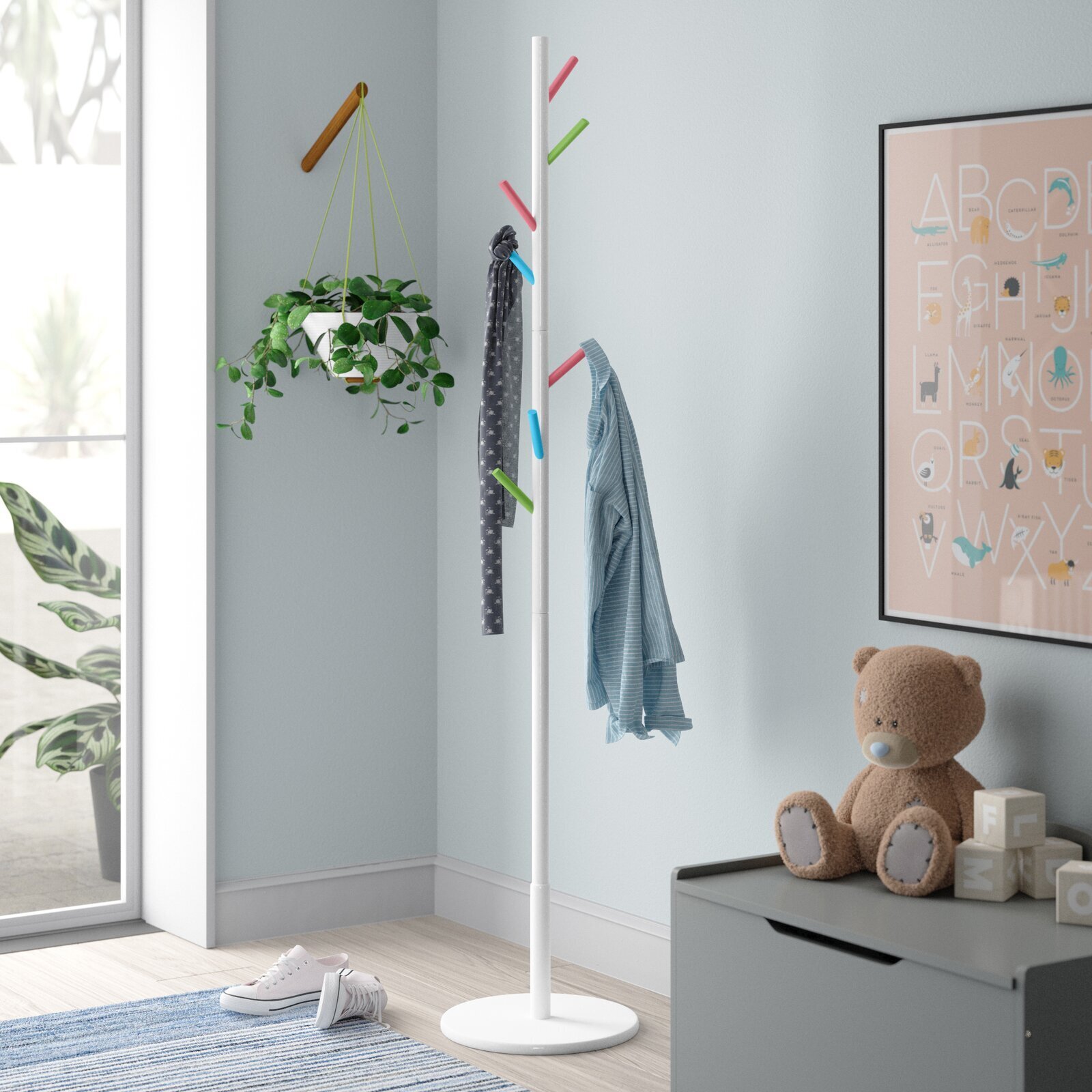 Adjustable Coat Tree Foter