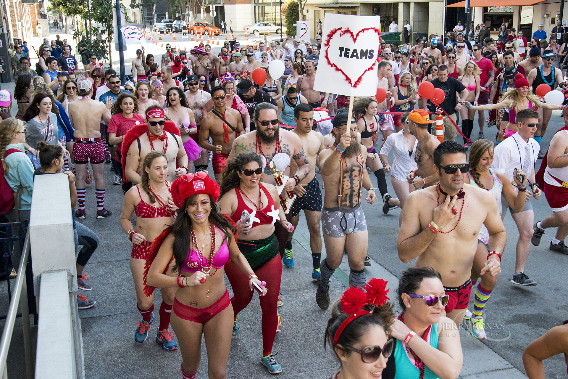 Cupid's Undie Run in San Diego by Fotility Photography & Videography