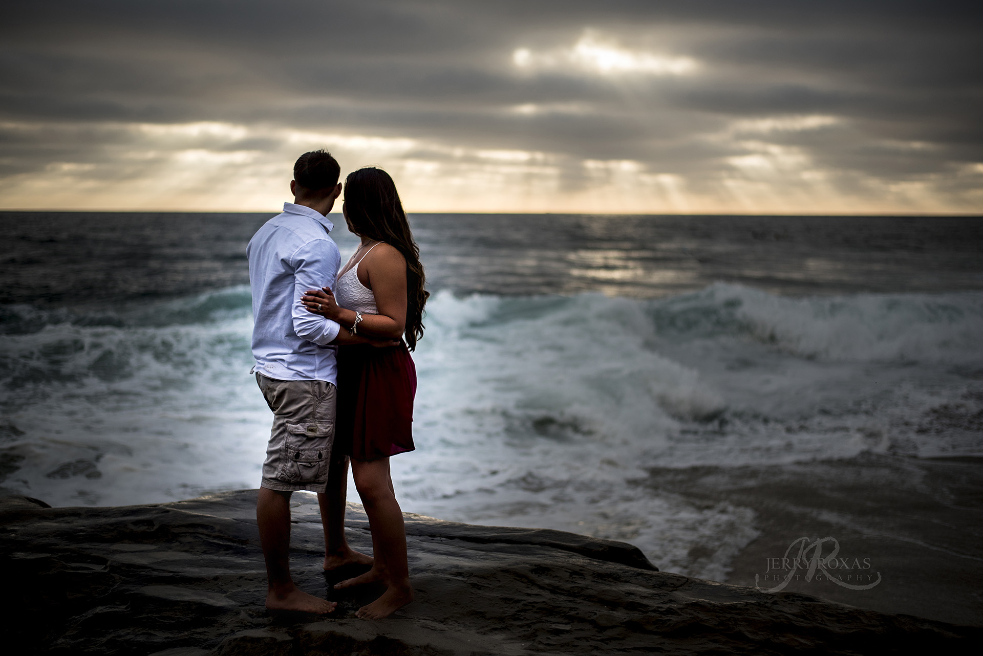Selena and Daniel's Anniversary Photo Shoot at Windansea Beach by Fotility Photography & Videography