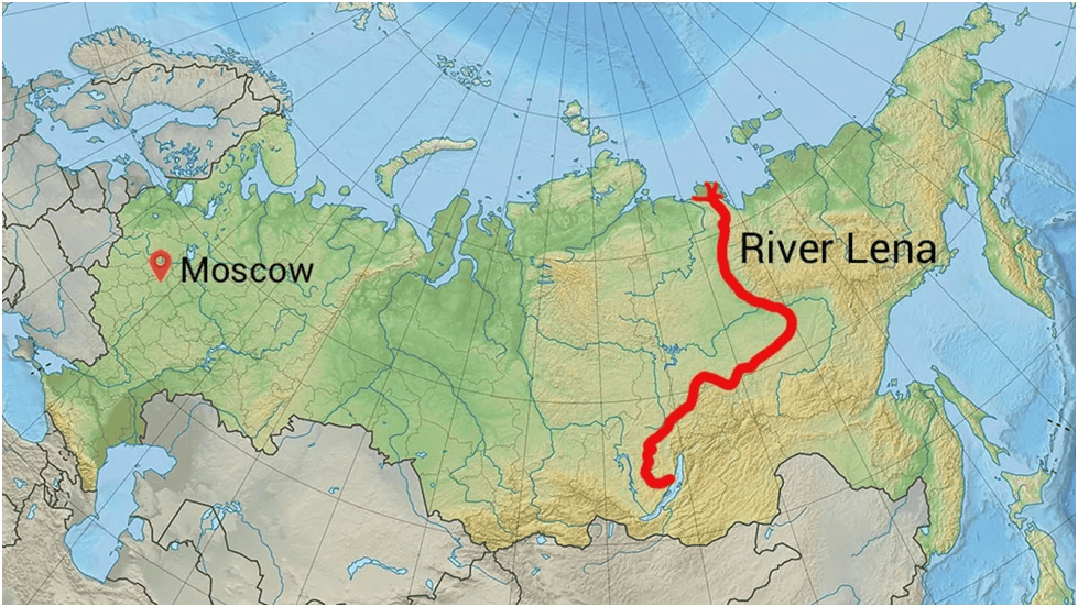 Ob River Map Image 53 