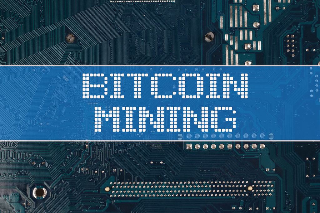Crypto mining, however, also involves validating cryptocurrency transactions on a . Bitcoin Mining Text Over Electronic Circuit Board Background Creative Commons Bilder