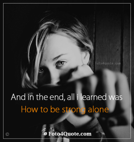 Attitude lessons taught by Life Fight alone Foto 4 Quote
