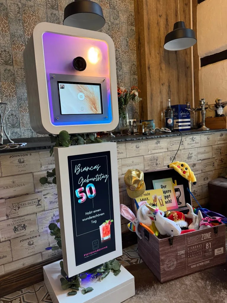Fotobox Sofortdruck Geburtstag Hochzeit Feier Firmenevent Jubiläum