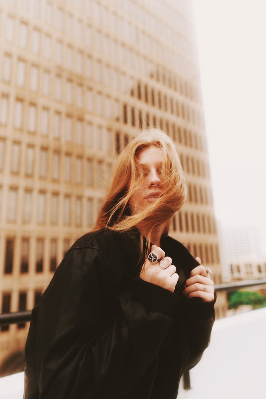 cinematic urban portrait in new york city