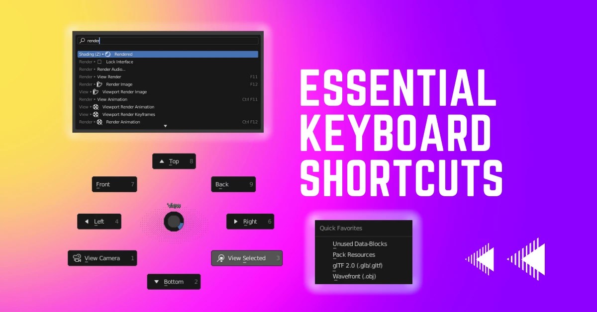 Latest Blender Keyboard Shortcuts and Essential Hotkeys FotoRealist