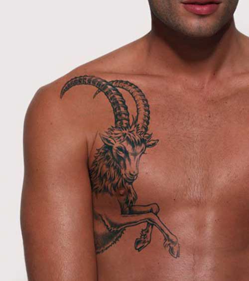 Bode tatuagem na perna Bode Goat Old School Tatuagem Tradicional Desenhos Para Tatuagem Caveira Mexicana Desenho