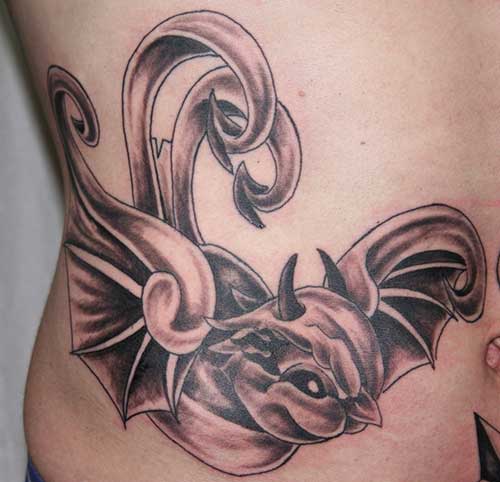 Belzebu tatuagem preta e vermelha Umbanda Tatuagem E A Espiritualidade Youtube