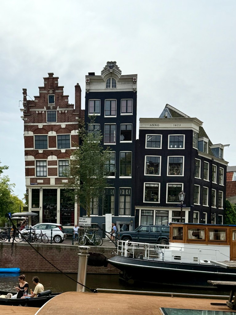Tilting houses in Amsterdam