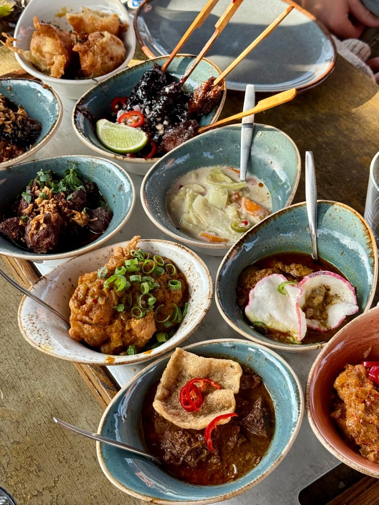 The "rice table" came highly recommended at Ron Gastrobar Indonesia, and it did not disappoint.