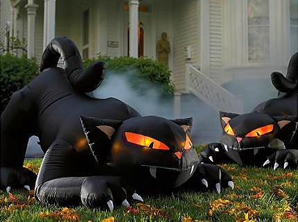 Halloween inflatables for indoor and outdoor use