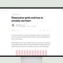 Responsive Grids And How To Actually Use Them - Fountn