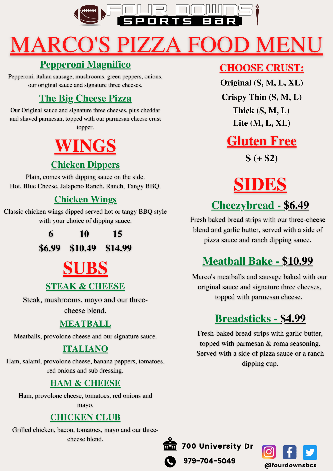 Four Downs Full Menu (11) – Four Downs Sports Bar