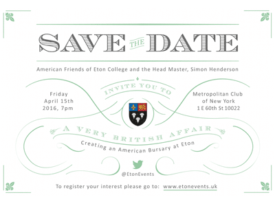 Save The Date Design
