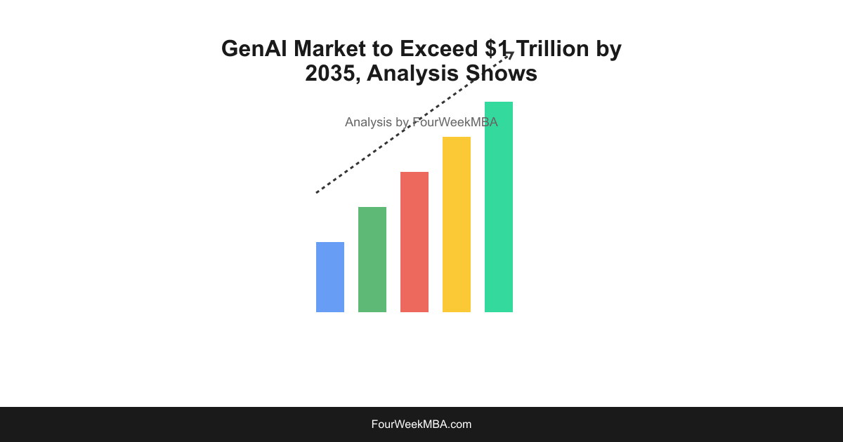 GenAI Market to Exceed $1 Trillion by 2035, Analysis Shows