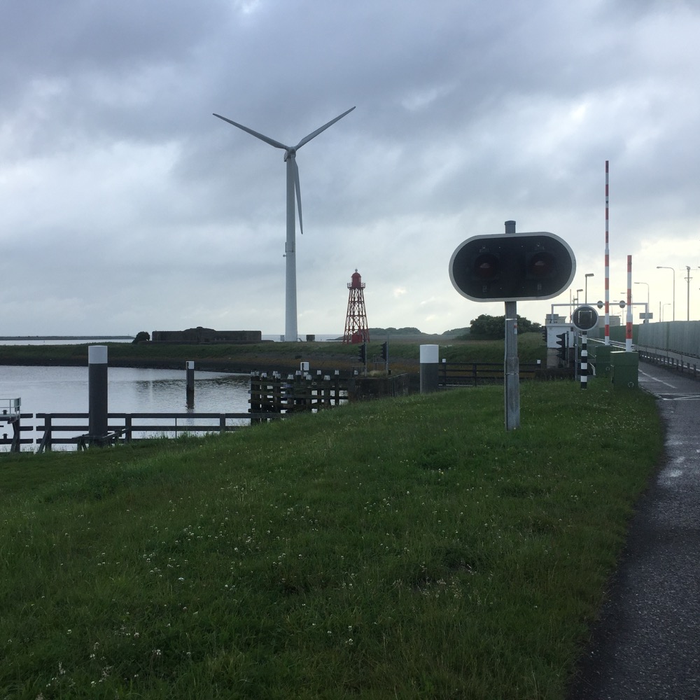 zuid meest eind van de Afsluitdijk