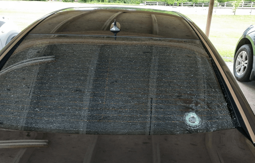 video shows road rage shooting on indys northeast side on bullet holes in car illegal