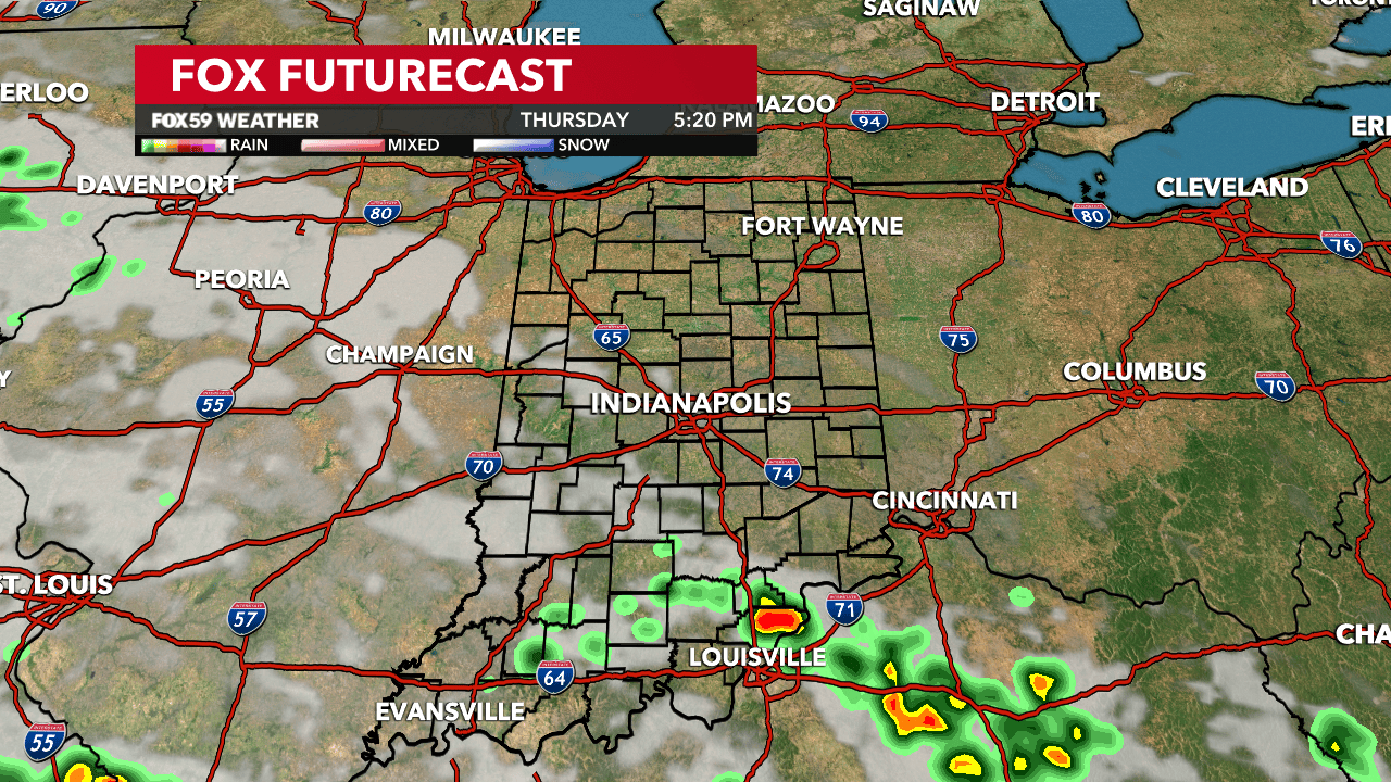Rain chances increase into the weekend