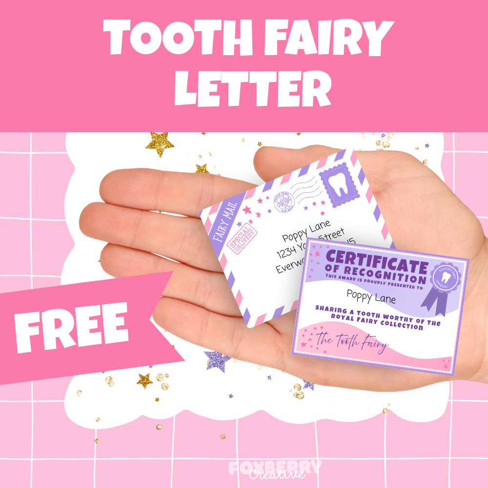 Tooth Fairy Letter Printable