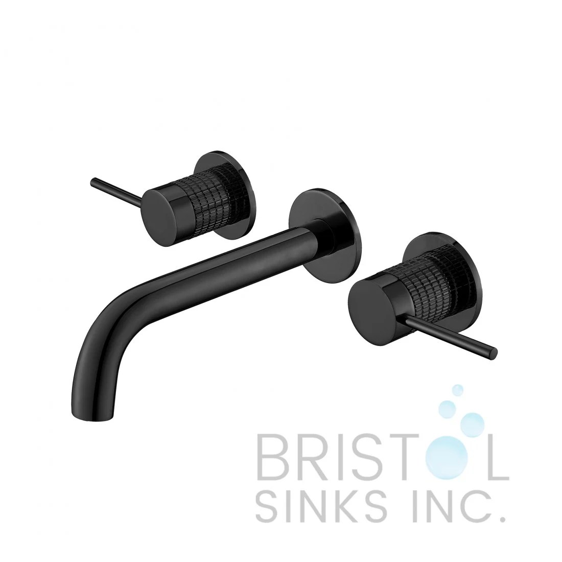 RAVENNA WALL MOUNT VANITY FAUCET - MATTE BLACK FINISH