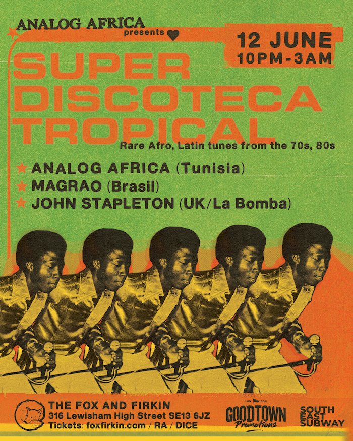 Analog Africa presents Super Discoteca Tropical – Fox and Firkin