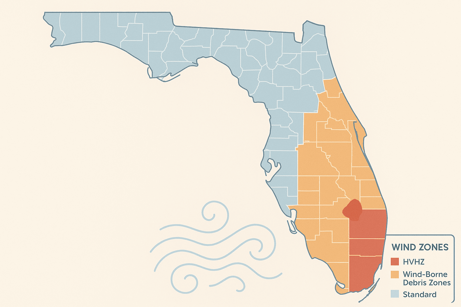 Florida S Building Code For Roofs FoxHaven Roofing Florida Wind Speed Map 