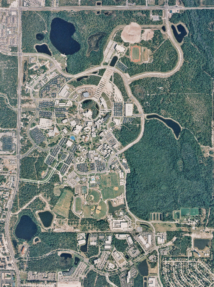 Ucf Campus Map Printable Printable Uf Campus Map Campus Map 1999 