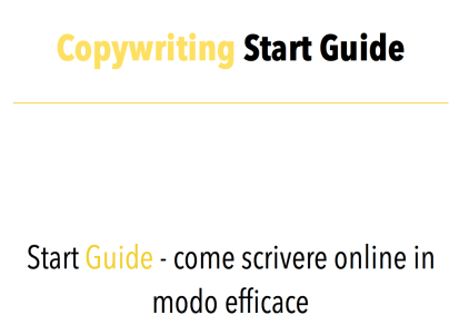 Copywriting Start Guide
