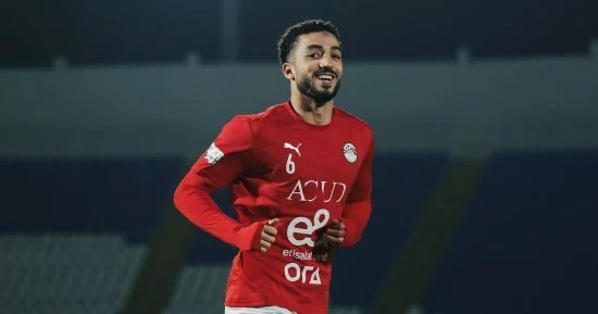 محمد عبد المنعم مدافع منتخب مصر ونادي نيس الفرنسى