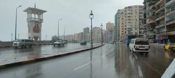 الأرصاد الجوية تكشف تطورات أمطار الإسكندرية