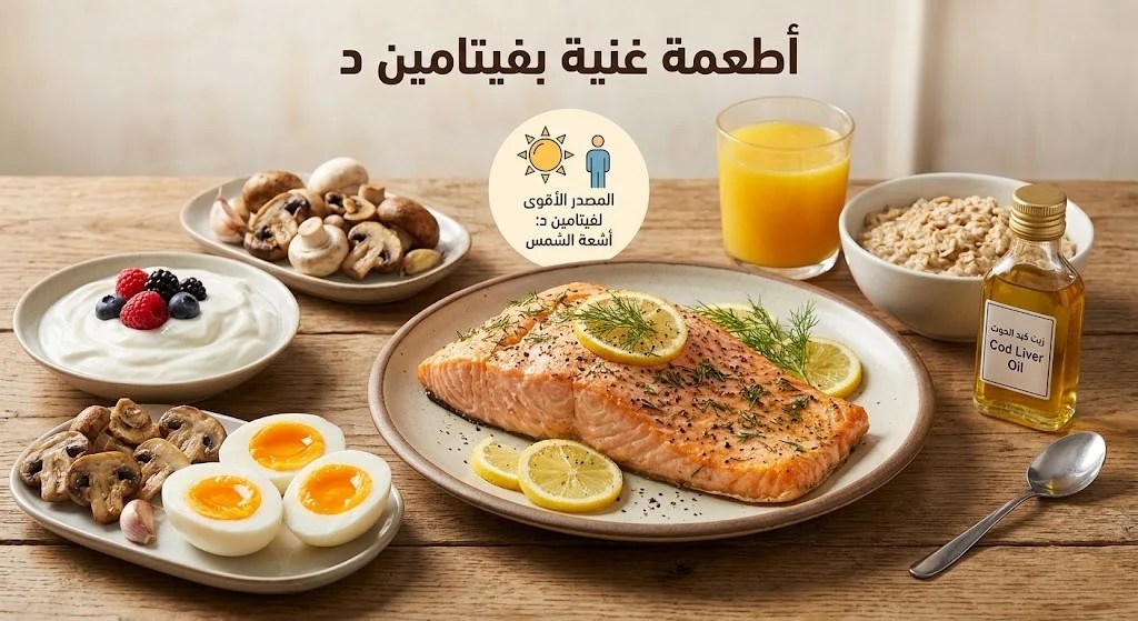 مفاجأة في مطبخك.. 7 أطعمة غنية بفيتامين د قد تتفوق على البيض