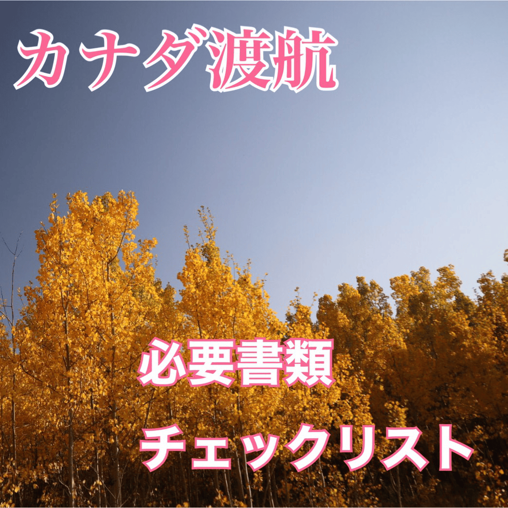 【2020年】カナダ渡航用必要書類【コロナ対策】