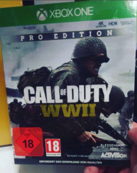 CoD:WWII： ディスク版の画像が中東より続々リーク、ディスクや限定版も