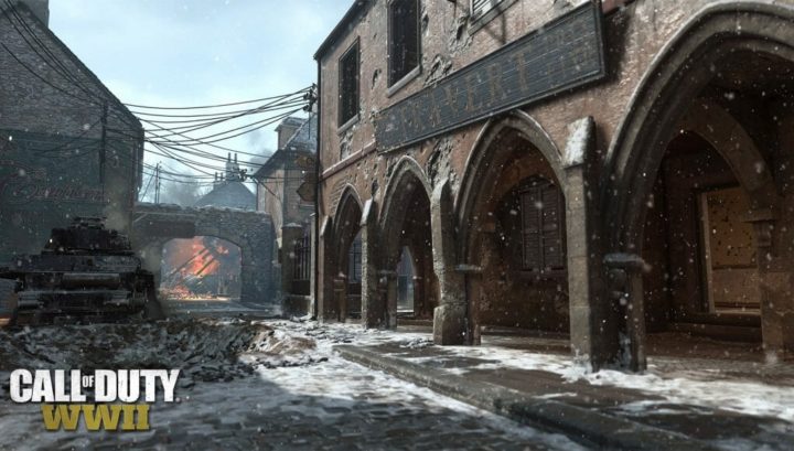 CoD:WWII： マップ「Carentan」の冬バージョン画像公開