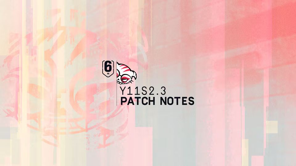 『レインボーシックス シージ』Y11S2.3パッチノートのキービジュアル。8月4日配信のバランス調整パッチ