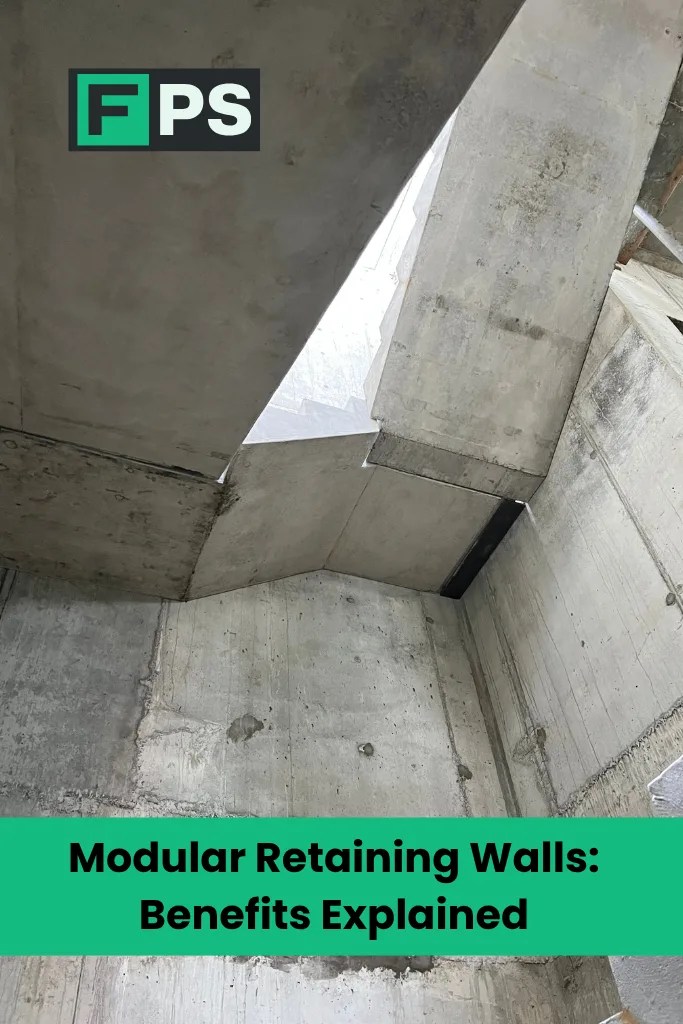 Modular retaining walls for strong concrete support systems.
