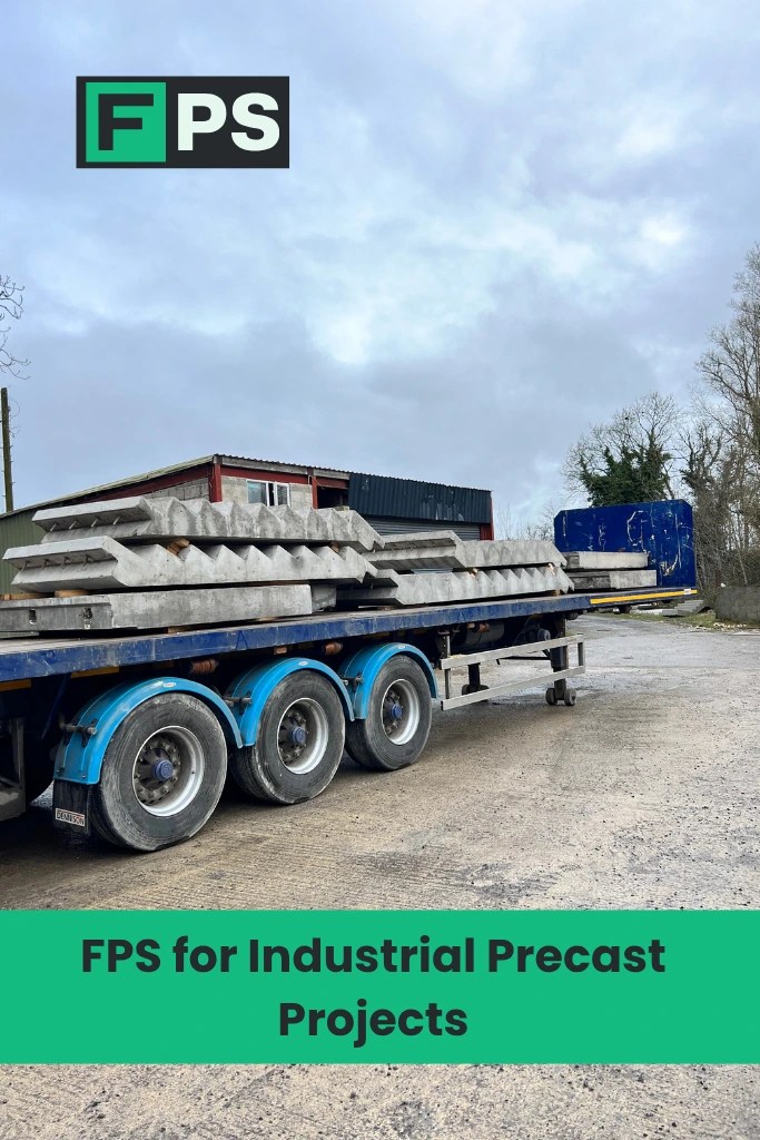 Industrial precast projects with durable concrete systems.