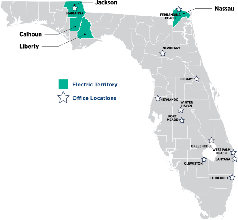 Electric Service Territory Map Service Area Electric Map 800x738 
