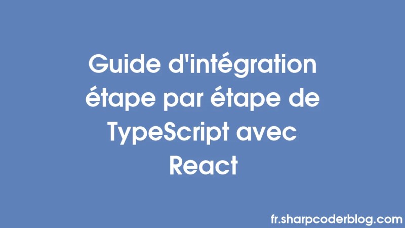 Comment Installer Typescript Guide Tape Par Tape Sharp Coder Blog - Landscape Picture Collection - Mobile Quality
