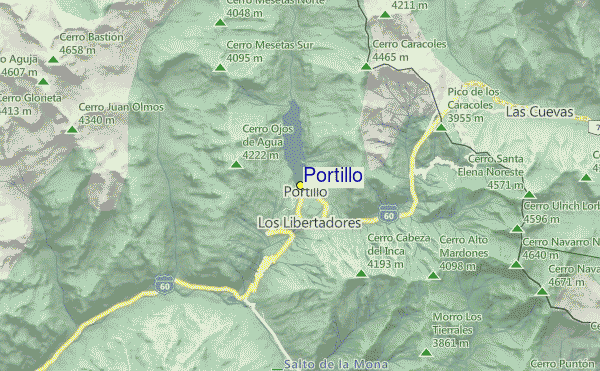 Guide De Station De Ski De Portillo Carte H Bergement Vacances De Portillo.12 