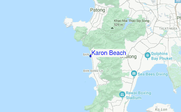 Karon Beach Pr Visions De Surf Et Report Phuket Thailand.