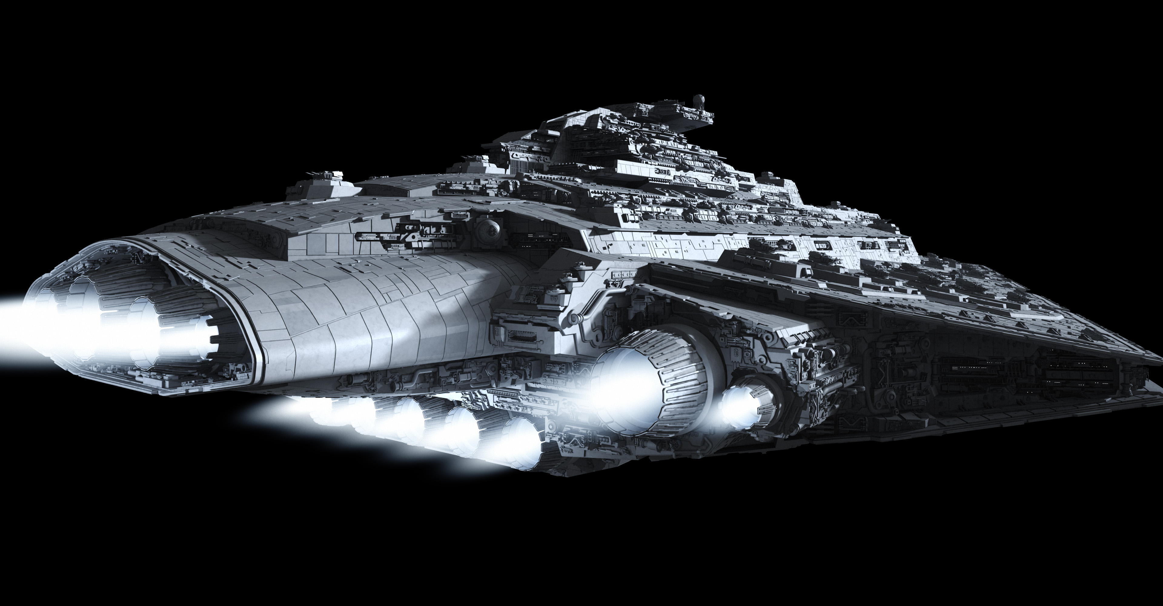 Star Wars Bellator Class : Bellator-class Star Battlecruiser - Fractalsponge.net