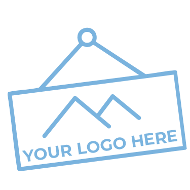 Sign Shop Icon Blue