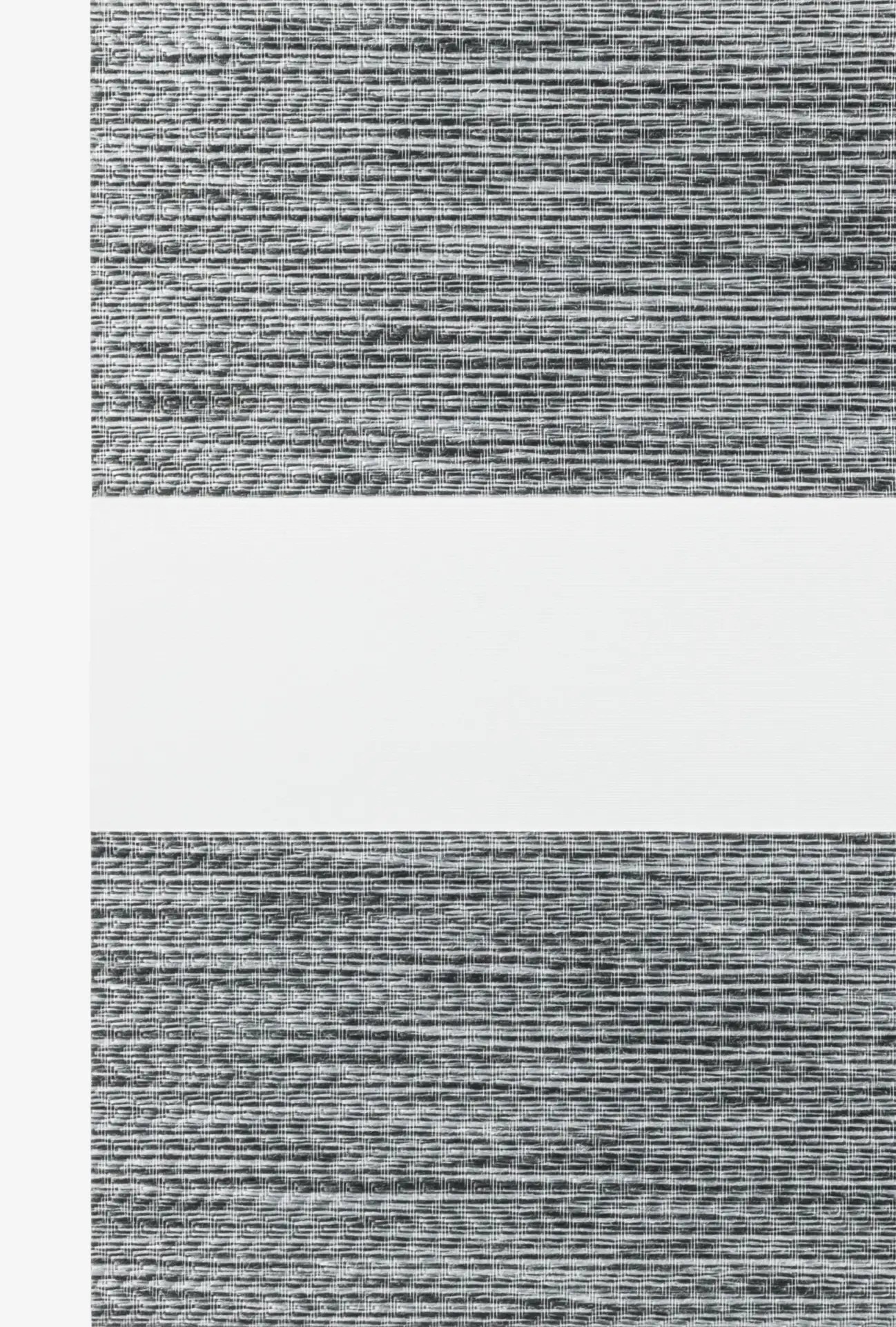 Castor Grey Twinlight fabric with textured horizontal bands in dark grey and light grey.