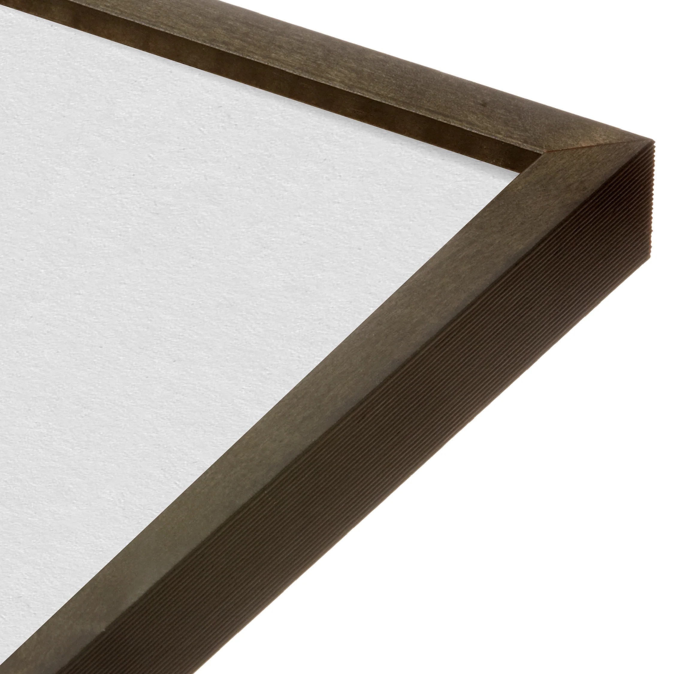 Grey Burlwood Narrow Width Wall Frame Frametolia