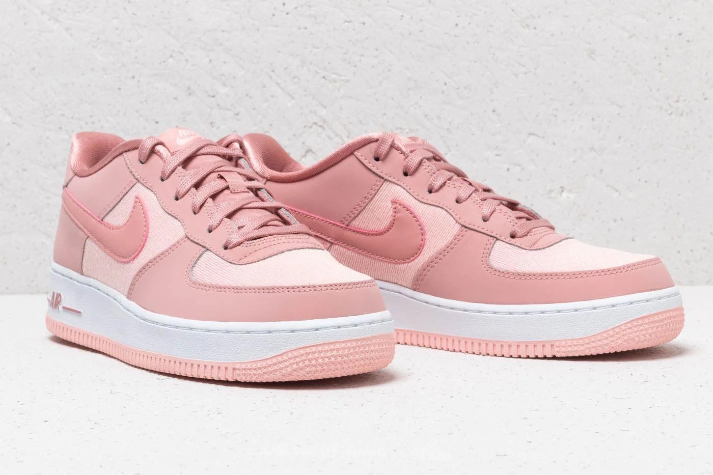Chaussures et baskets femme Nike Air Force 1 LV8 (GS) Rust Pink/ Rust Pink-Storm  Pink