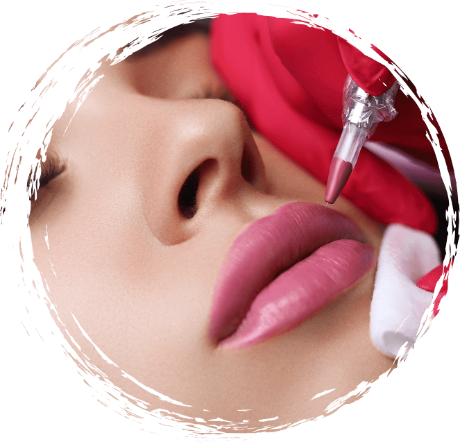 Natural lip blush color and shape enhancement, a trending fall permanent makeup service