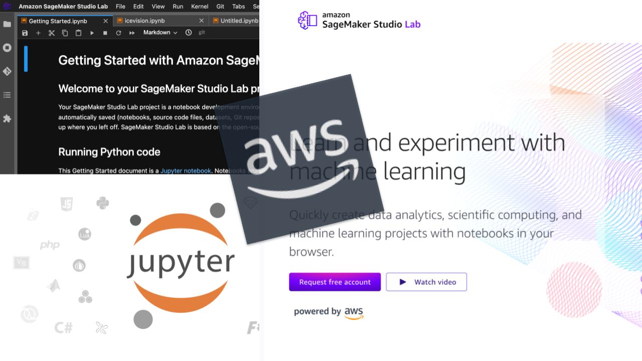 SageMaker Studio Lab: free AWS for learners -